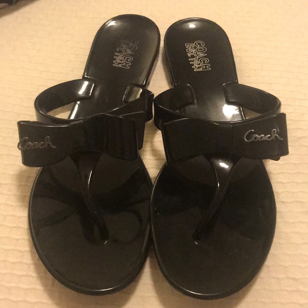 Coach flip flops